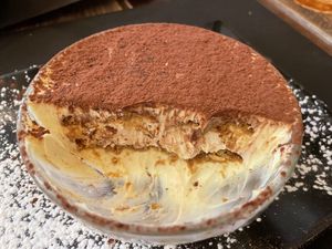 Tiramisu  at Rifugio Romano in Rome