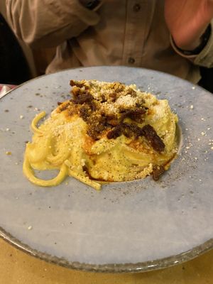 Carbonara   at Rifugio Romano in Rome