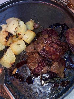 Seitan alla scacciatora  at Rifugio Romano in Rome