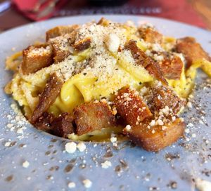 Carbonara   at Rifugio Romano in Rome