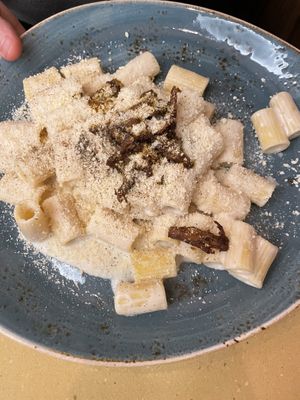 Gricia  at Rifugio Romano in Rome