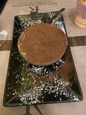 Tiramisu big enough for at least 2 persons!  at Rifugio Romano in Rome