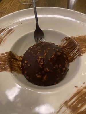 A dessert that was good  at Rifugio Romano in Rome