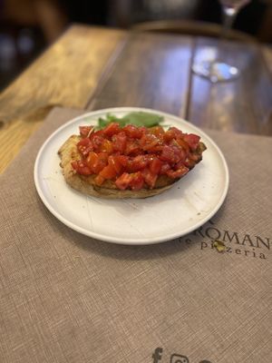Bruschetta   at Rifugio Romano in Rome