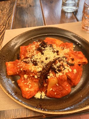 Best pasta dish   at Rifugio Romano in Rome