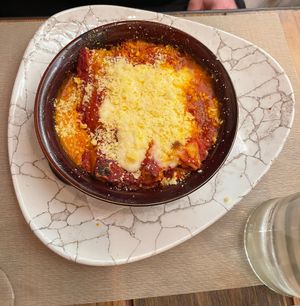 Cannelloni Vegan at Rifugio Romano in Rome