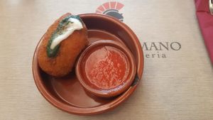 Supplì at Rifugio Romano in Rome