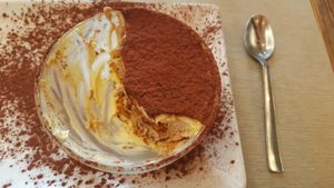 Tiramisù at Rifugio Romano in Rome