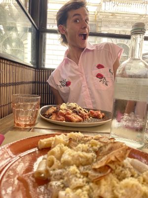 Don’t remember What my friend got  at Rifugio Romano in Rome