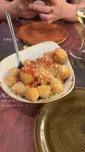 Pizza Dough Balls  at Rifugio Romano in Rome