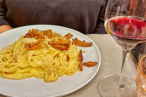 La migliore carbonara al mondo! at Rifugio Romano in Rome