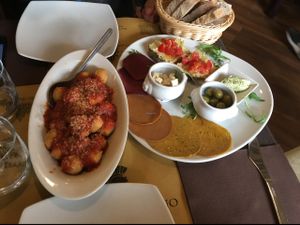 antipasta  at Rifugio Romano in Rome