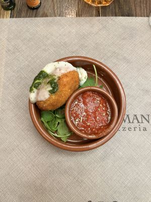 Suppli   at Rifugio Romano in Rome