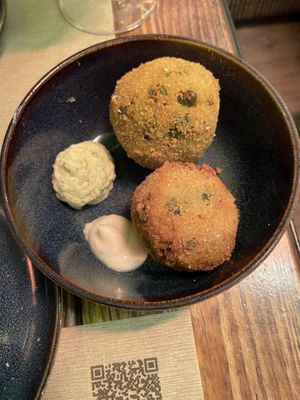 Arancini   at Rifugio Romano in Rome