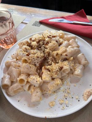 Gricia veg #Veganuary at Rifugio Romano in Rome