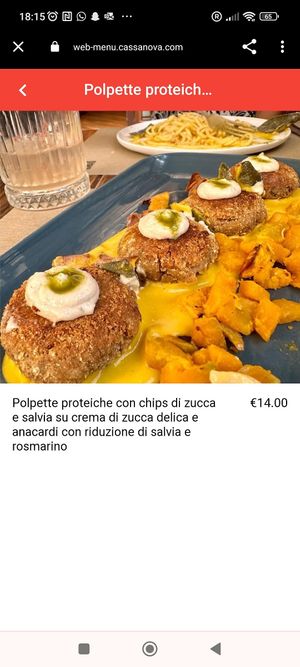 Starter-size dish. Delicious! at Rifugio Romano in Rome