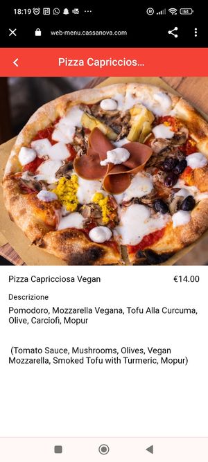 Great pizza! Very filling at Rifugio Romano in Rome