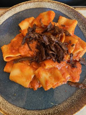 Amatriciana veg  at Rifugio Romano in Rome