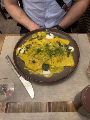 Ravioli  at Rifugio Romano in Rome