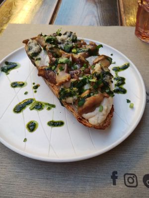 Brsuchettone gorgonzola at Rifugio Romano in Rome