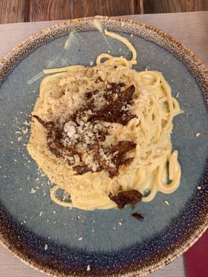 Carbonara   at Rifugio Romano in Rome