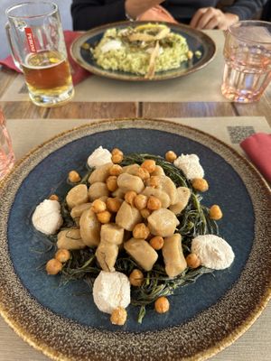 Gnocci  at Rifugio Romano in Rome