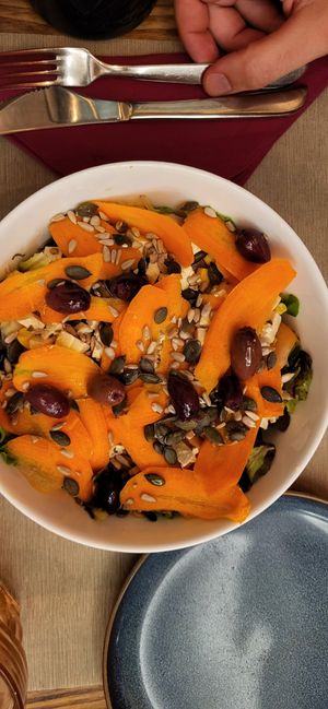 Salad at Rifugio Romano in Rome