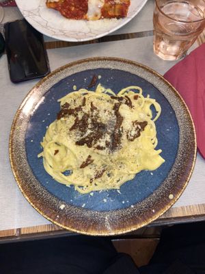 Carbonara   at Rifugio Romano in Rome