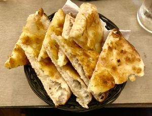 Focaccia   at Rifugio Romano in Rome