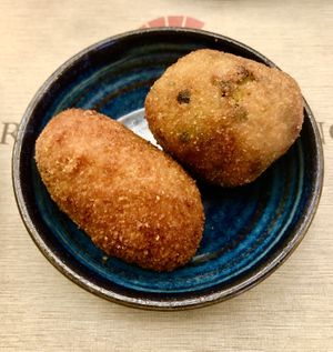 Arancini   at Rifugio Romano in Rome