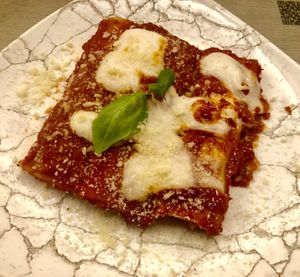 Lasagna   at Rifugio Romano in Rome