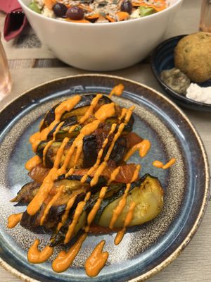 Grilled vegetables  at Rifugio Romano in Rome