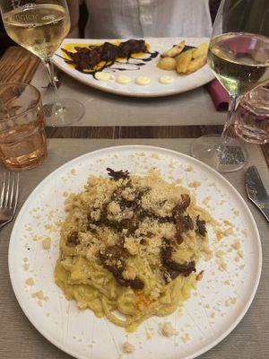 Carbonara  at Rifugio Romano in Rome