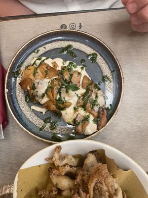 Mushroom toast   at Rifugio Romano in Rome