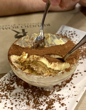 Tiramisu 😍  at Rifugio Romano in Rome