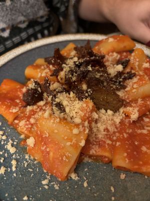 Amatriciana (Vegan obv)  at Rifugio Romano in Rome