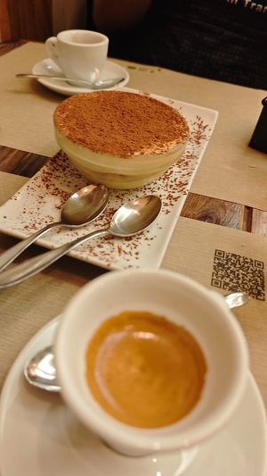 Tiramisu at Rifugio Romano in Rome