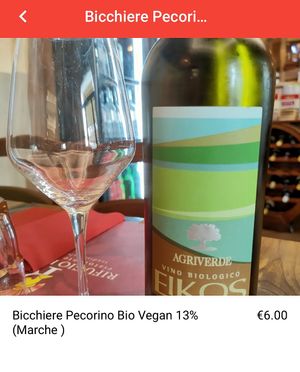 Recommend this white wine!   at Rifugio Romano in Rome