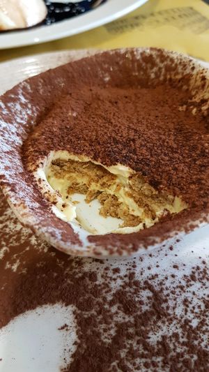 tiramisu  at Rifugio Romano in Rome
