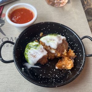 Suppli  at Rifugio Romano in Rome