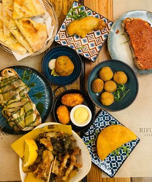 Antipasti at Rifugio Romano in Rome