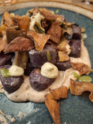 Gnocchi proteici... at Rifugio Romano in Rome