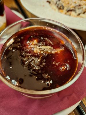 Cheesecake al caramello e sale... Wow at Rifugio Romano in Rome