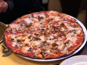 Look at this masterpiece... at Rifugio Romano in Rome