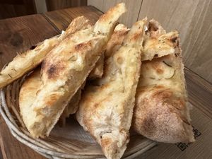Focaccia   at Rifugio Romano in Rome