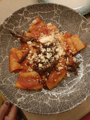 Amatriciana at Rifugio Romano in Rome