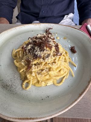 Carbonara   at Rifugio Romano in Rome