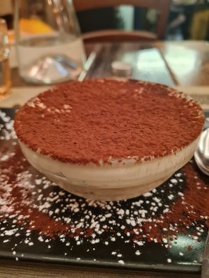 Tiramisu at Rifugio Romano in Rome