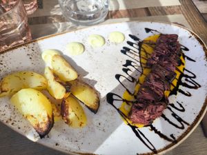 3D printed meat at Rifugio Romano in Rome