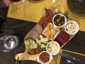 Starter plate at Rifugio Romano in Rome